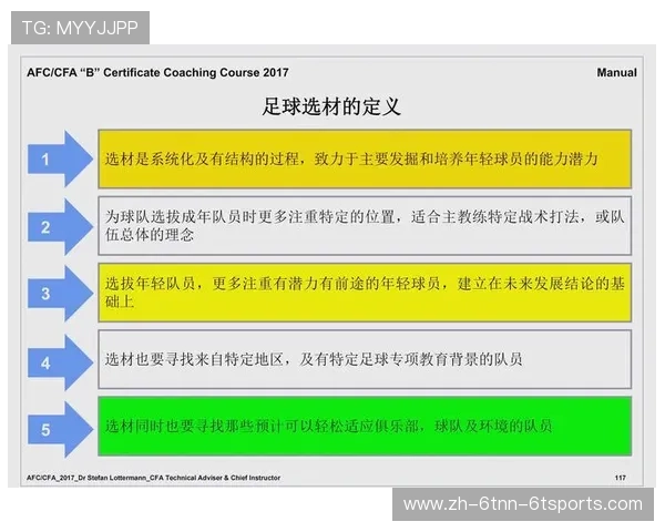 足球赛事中的球员选拔与训练体系